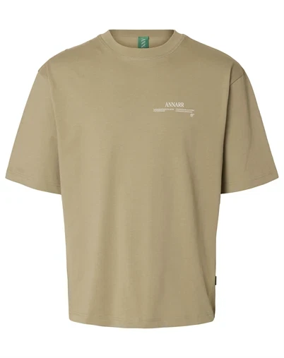 ANNARR - ANROkholm Logo T-Shirt - Weathered Teak